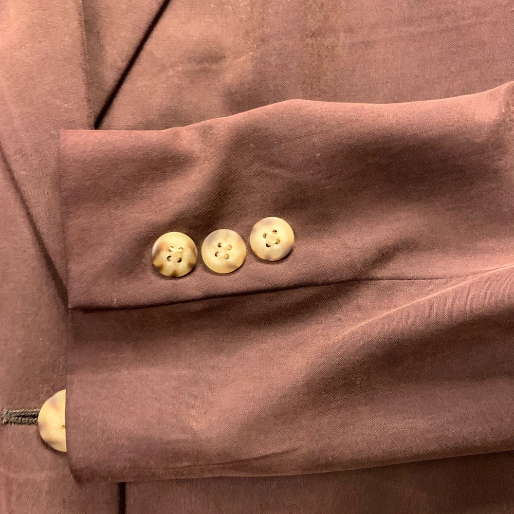 August Silk Chocolate Brown Blazer - Picture 3 of 6